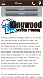 Mobile Screenshot of kingwoodscreenprinting.com